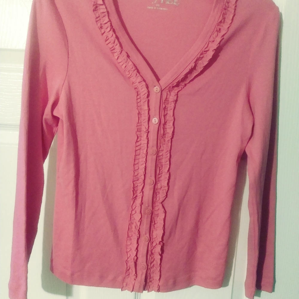 2 A TEE Classic Casual Relaxed Blouse.🌺